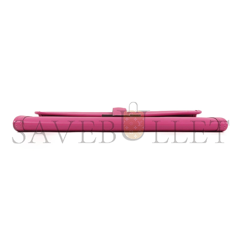 HERMES MASTER SWIFT LEATHER JIGE ELAN 29 CLUTCH BAG IN MAGNOLIA PINK (29*15.5*3cm) 